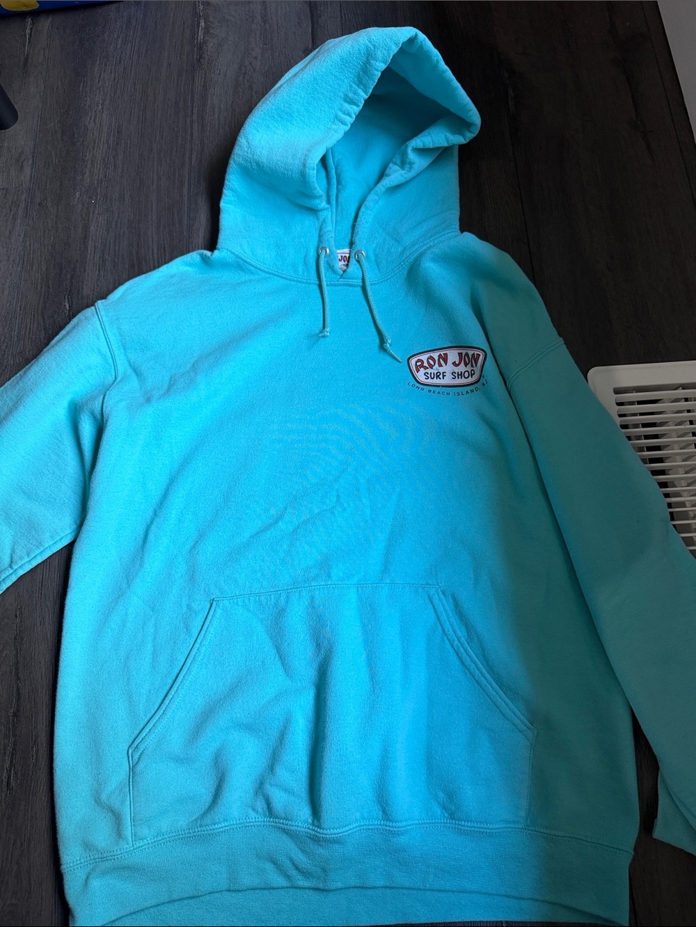 Ron Jon Turquoise Blue Pullover Hoodie